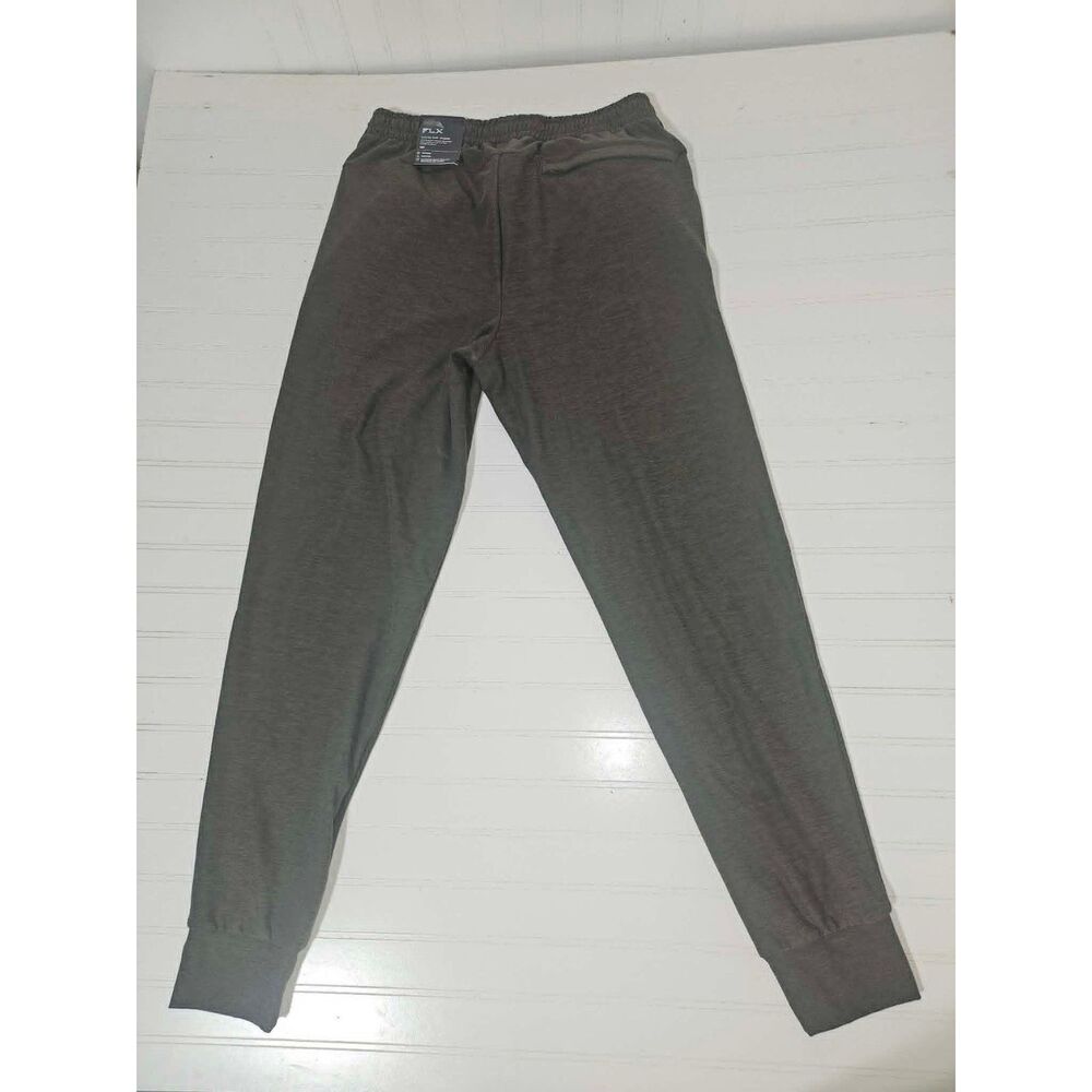 FLX Luxury Soft Jogger Medium Tall Olive Green Performance Joggers NWT - Picture 4 of 5